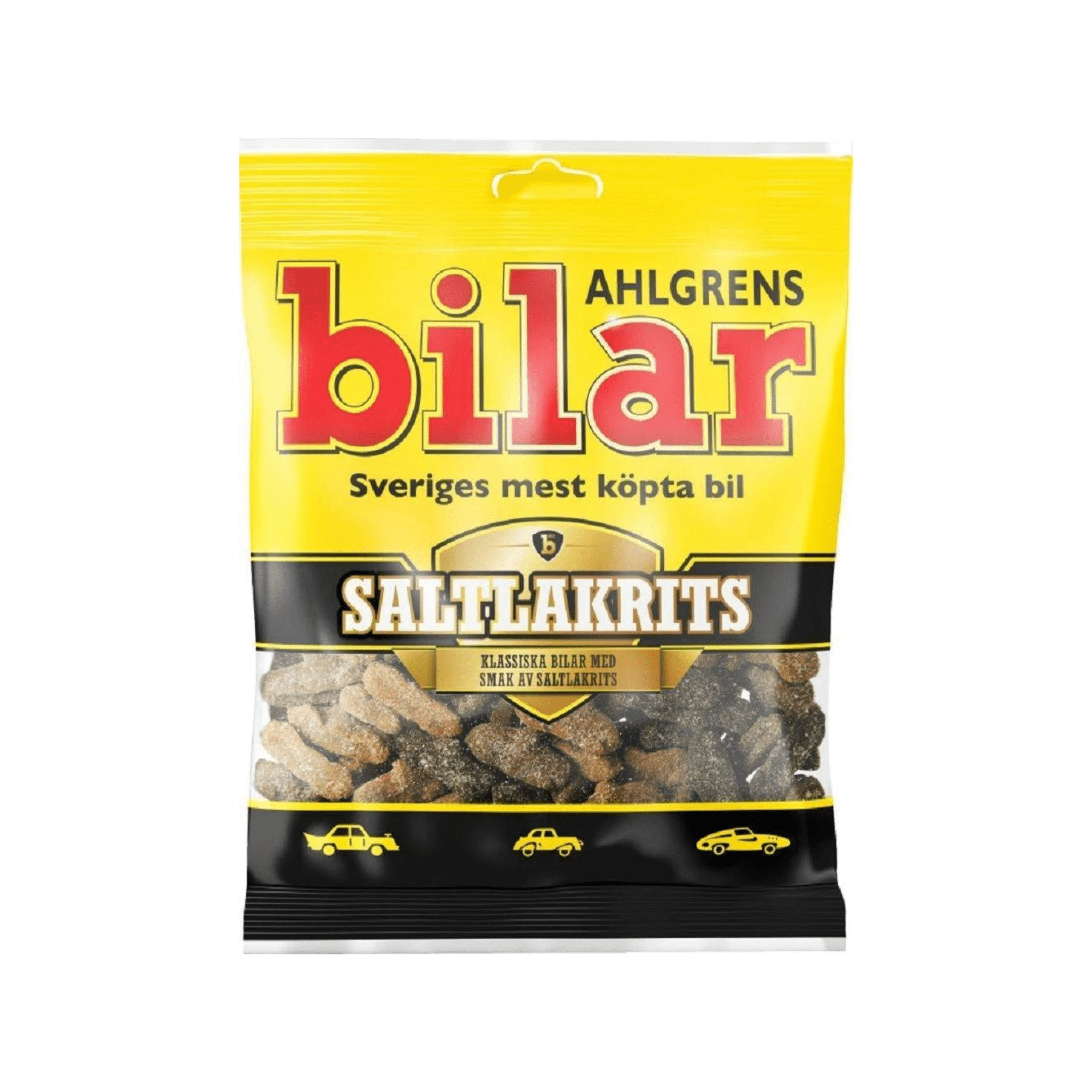 Ahlgrens Bilar Salty Licorice - Swedish Candy Culture