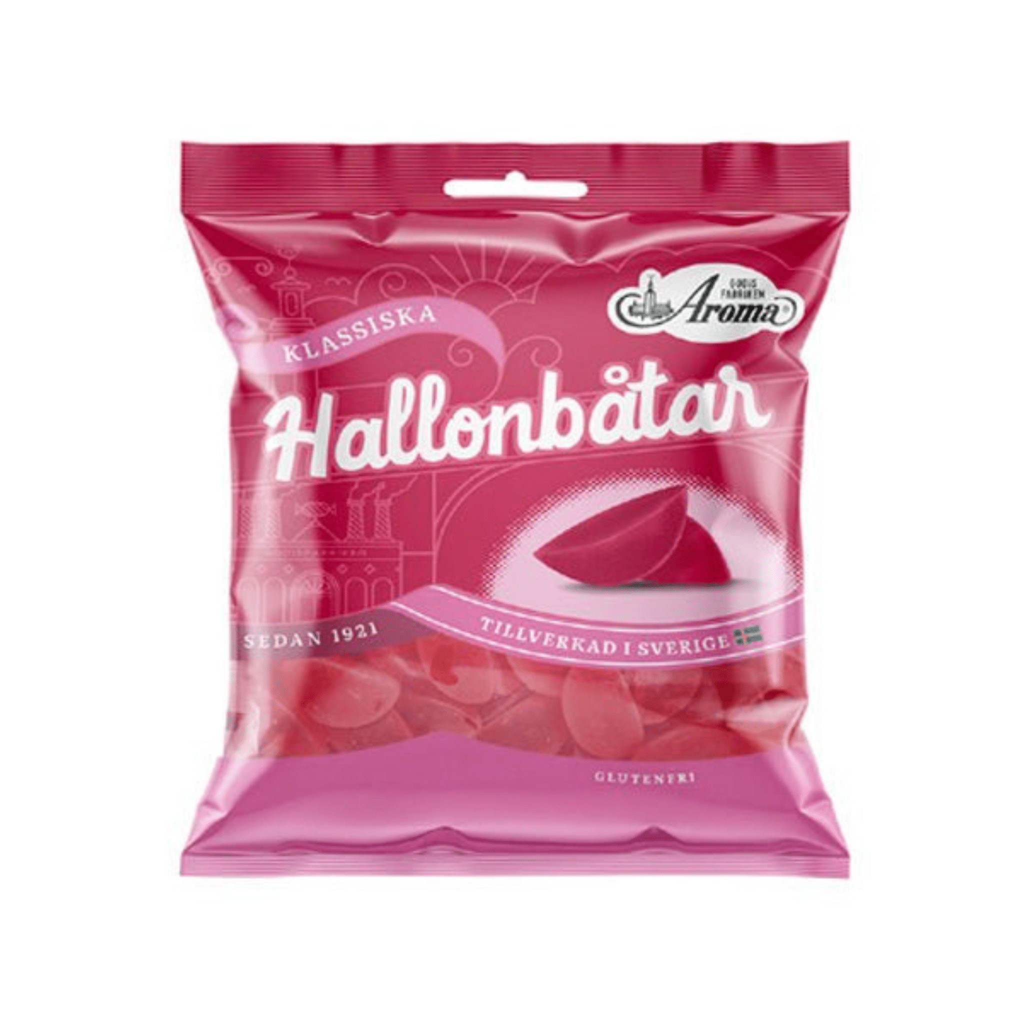 Aroma Hallonbåtar - Swedish Candy Culture
