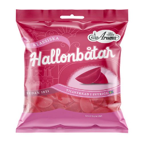 Aroma Hallonbåtar - Swedish Candy Culture