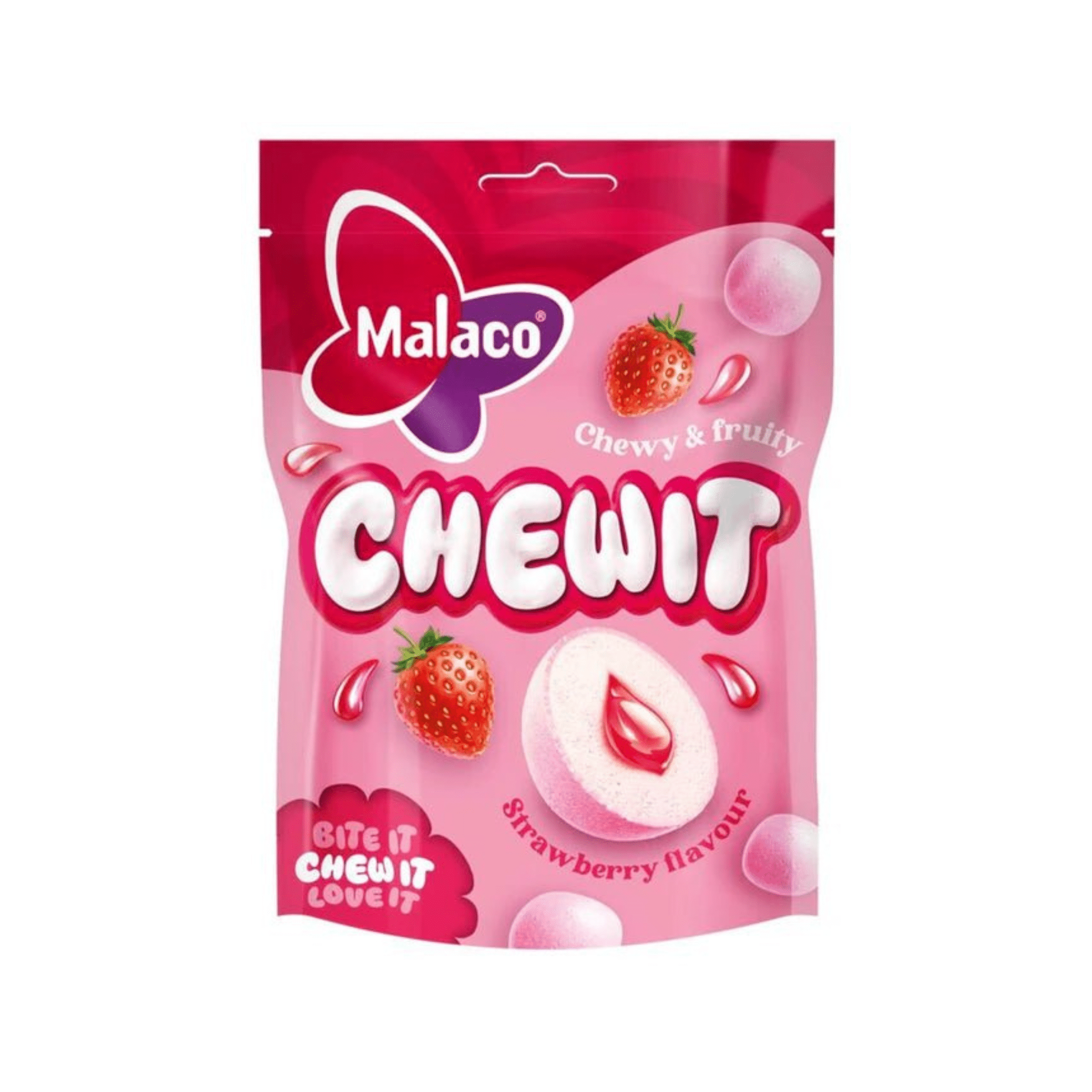 Malaco Chewit Strawberry - Swedish Candy Culture