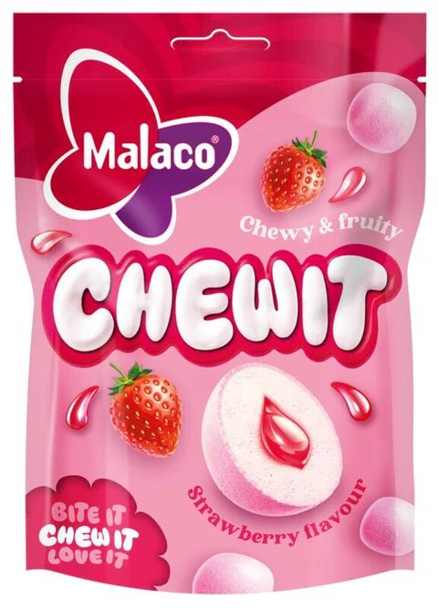 Malaco Chewit Strawberry - Swedish Candy Culture