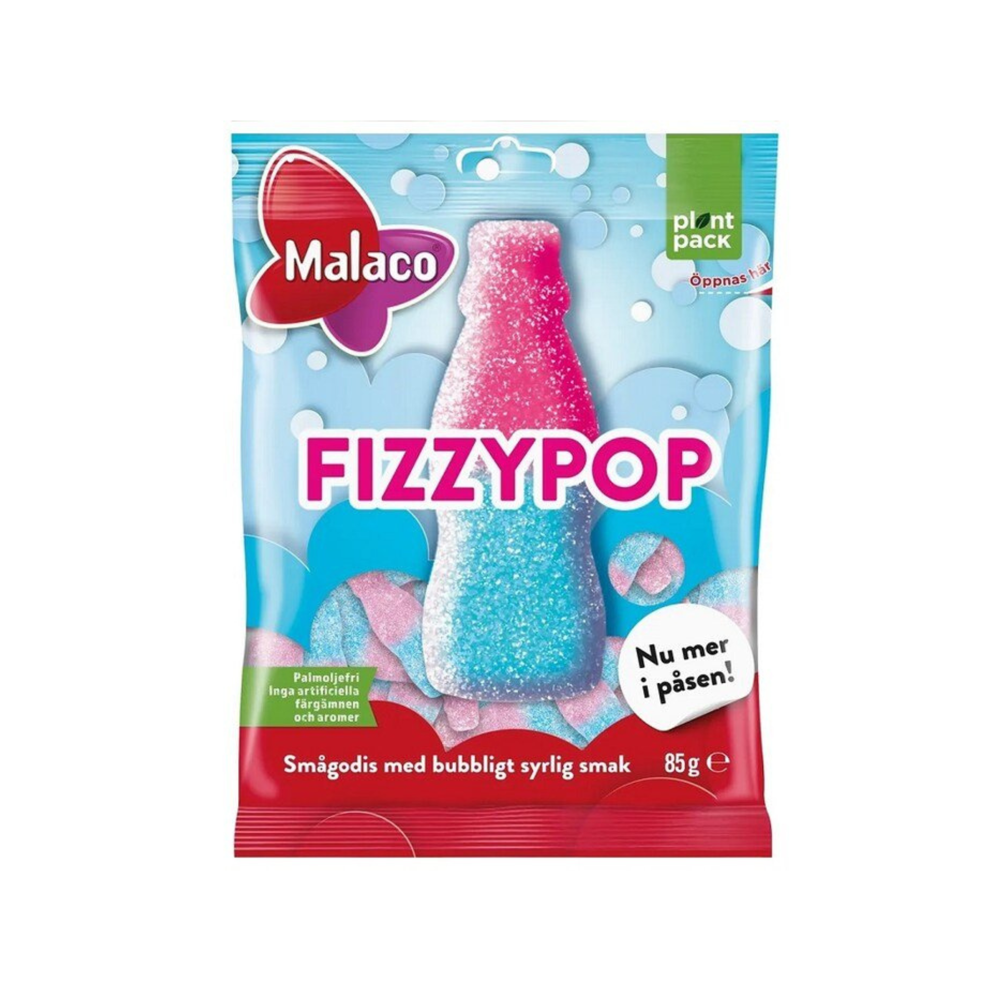 Malaco Fizzypop 85 g - Swedish Candy Culture