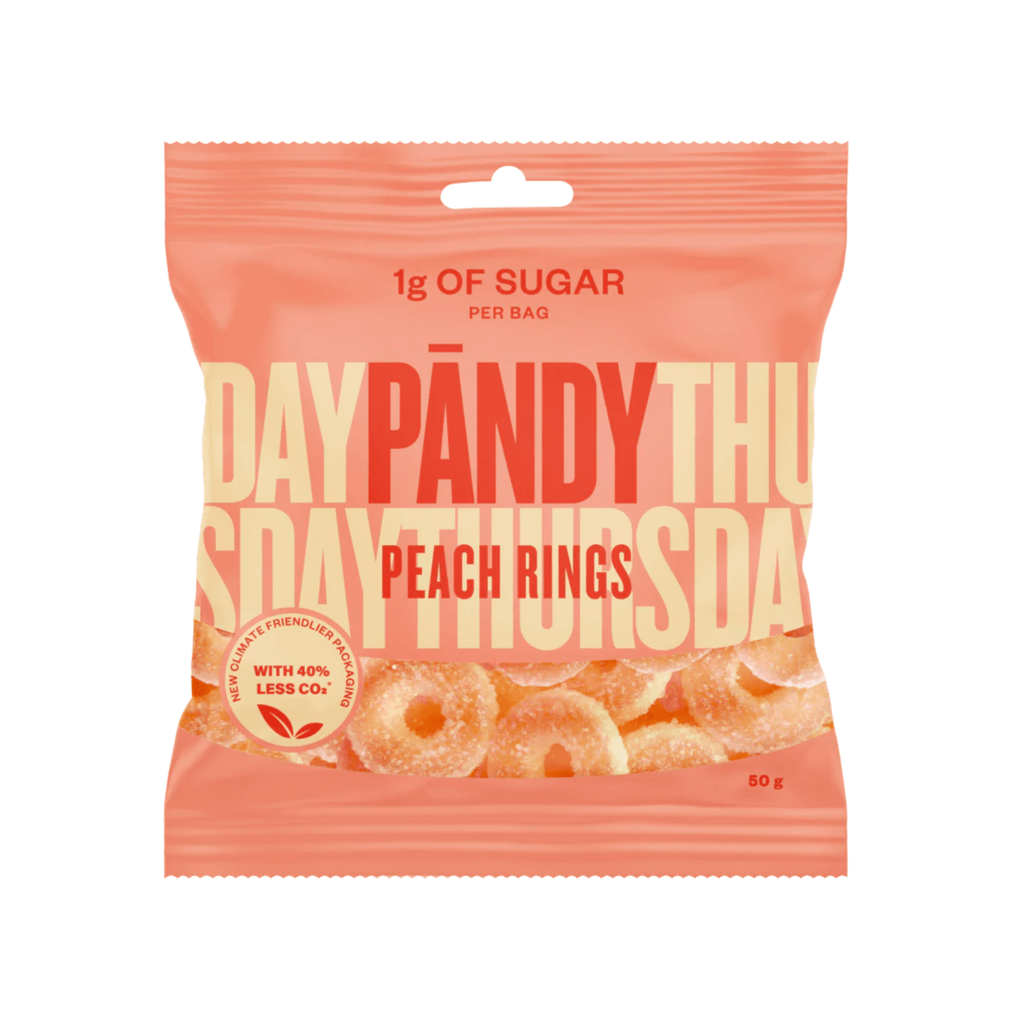 Pändy Peach Rings (50g) - Swedish Candy Culture