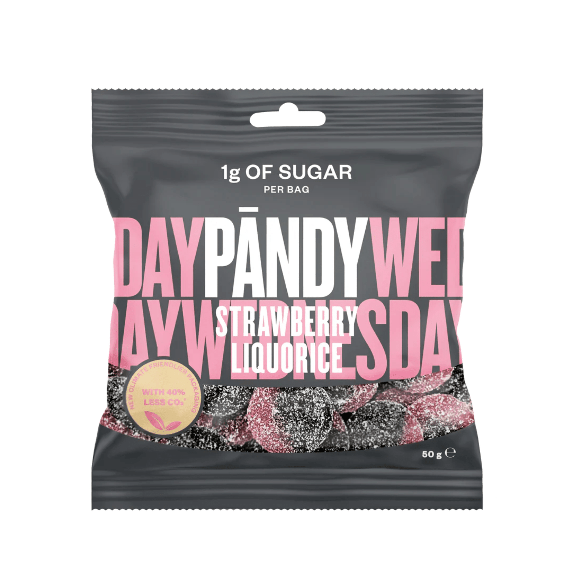 Pändy Strawberry Liquorice 50g - Swedish Candy Culture