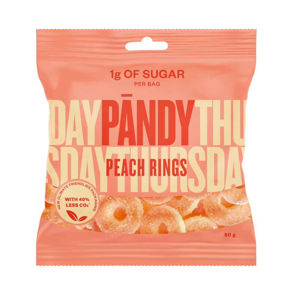 Pändy Peach Rings (50g) - Swedish Candy Culture