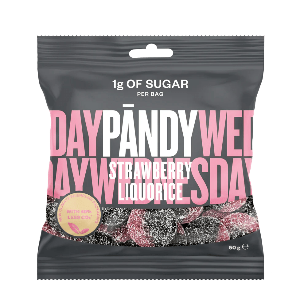 Pändy Strawberry Liquorice 50g - Swedish Candy Culture