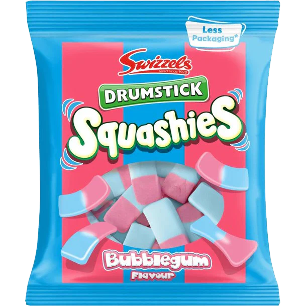 Squashies Drumstick Bubblegum - Swedish Candy Culture