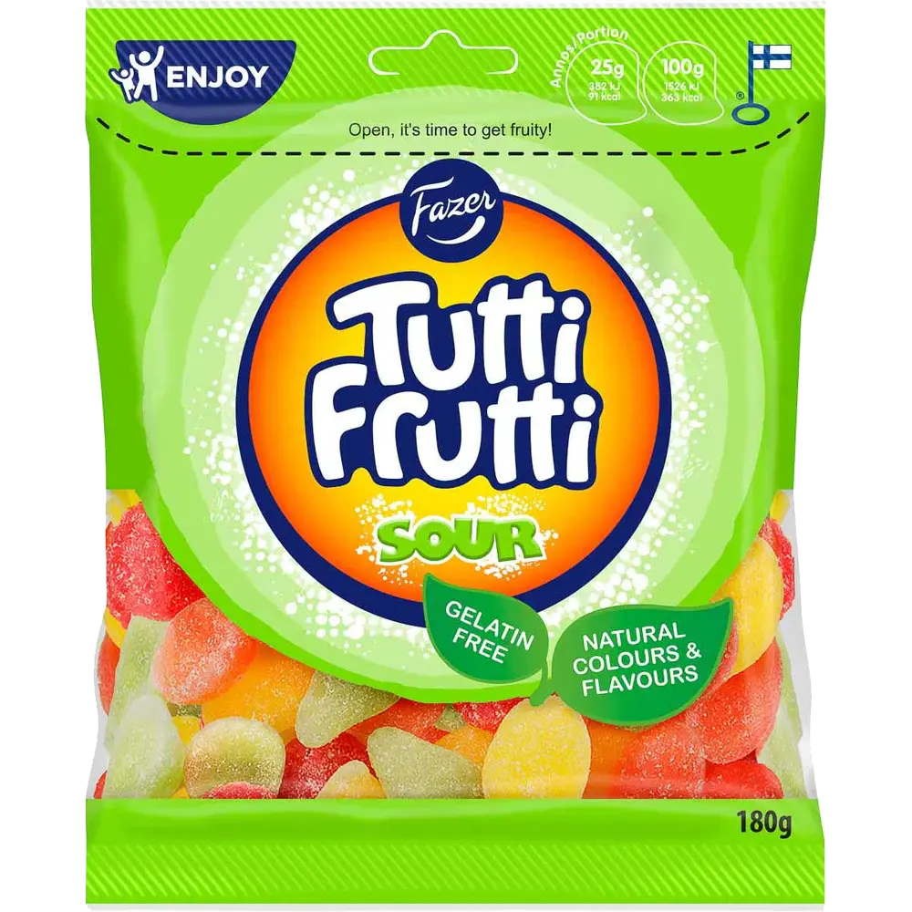 Tutti Frutti Sour - Swedish Candy Culture